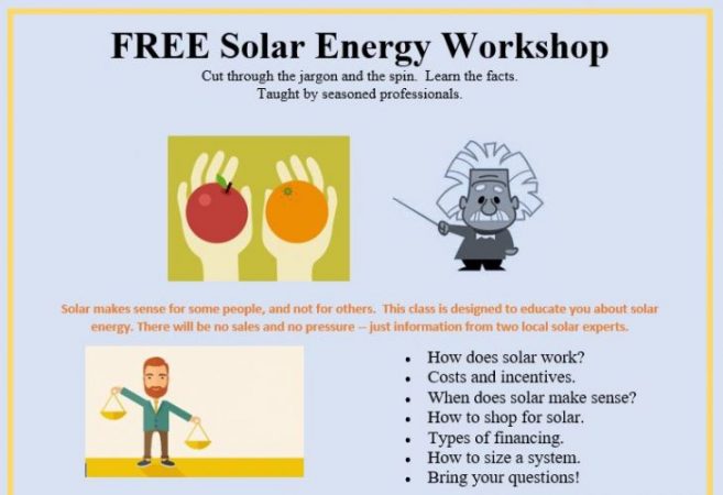 Register Now for Solar Educational Seminar